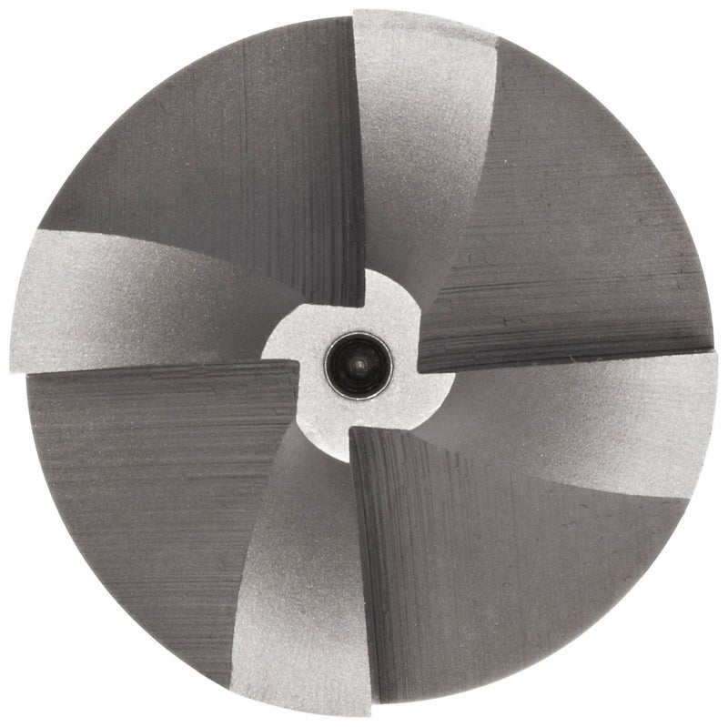 YG -1 E2237 Cobalt Steel Corner Rounding End Mill, Weldon Shank, Uncoated (Bright) Finish, Non-Center Cutting, 4 Flutes, 4.125" Overall Length, 2.25" Cutting Diameter, 0.75" Shank Diameter - Image 3